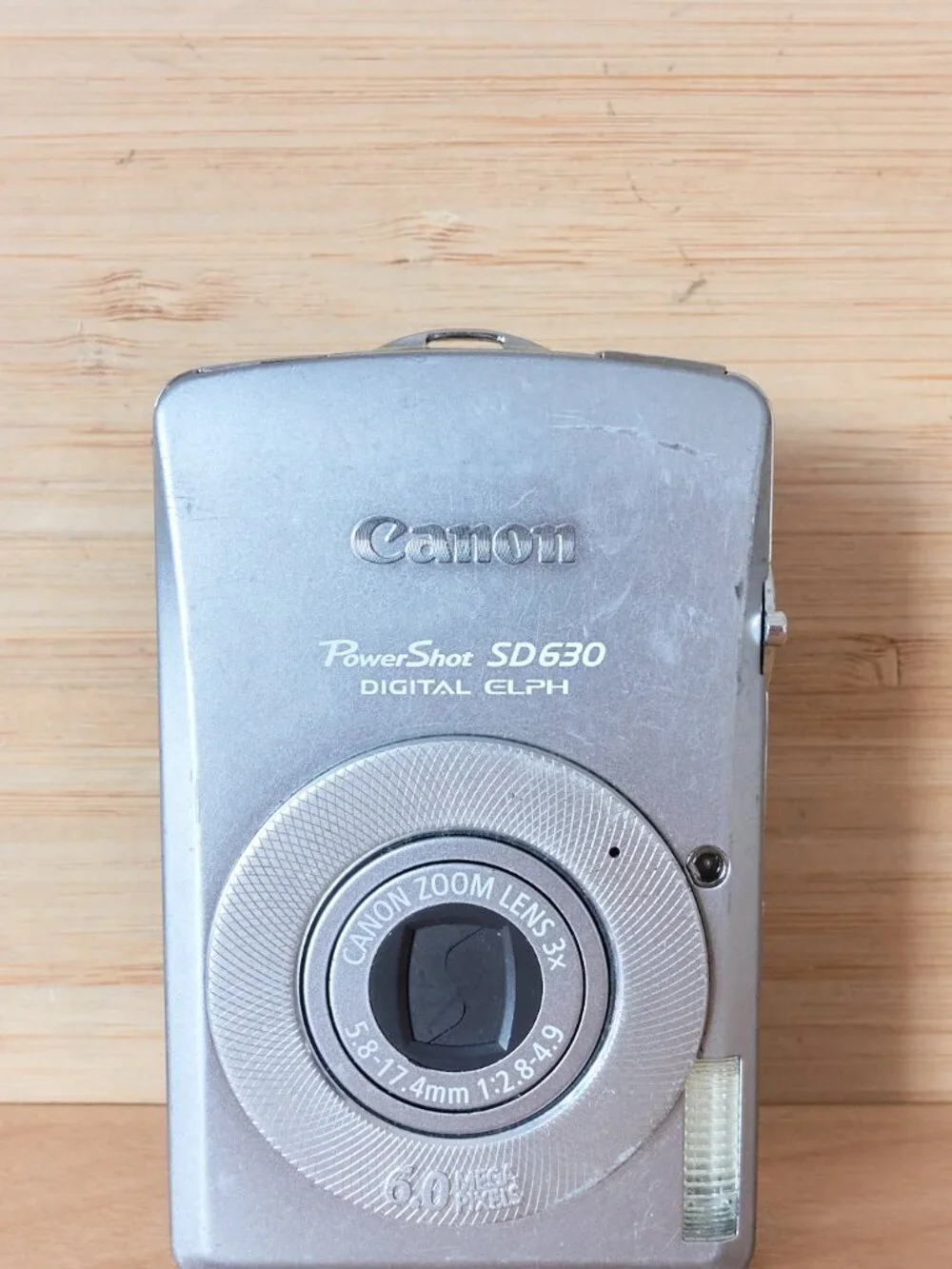 Canon PowerShot SD630 Digital ELPH 6.0MP Camera Silver 3x Zoom Tested - Picture 3 of 12